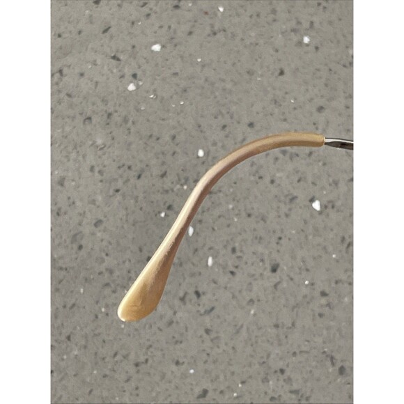 Vintage L'amy Kristy Eyeglasses Frames ONLY Gold Full Rim Square 54-16 125 - Picture 10 of 13